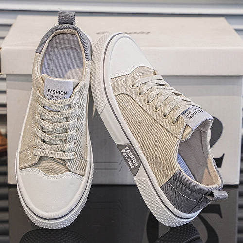 Breathable All-matching Skateboard Men's Soft Bottom Casual Sports Fashion Canvas Shoes